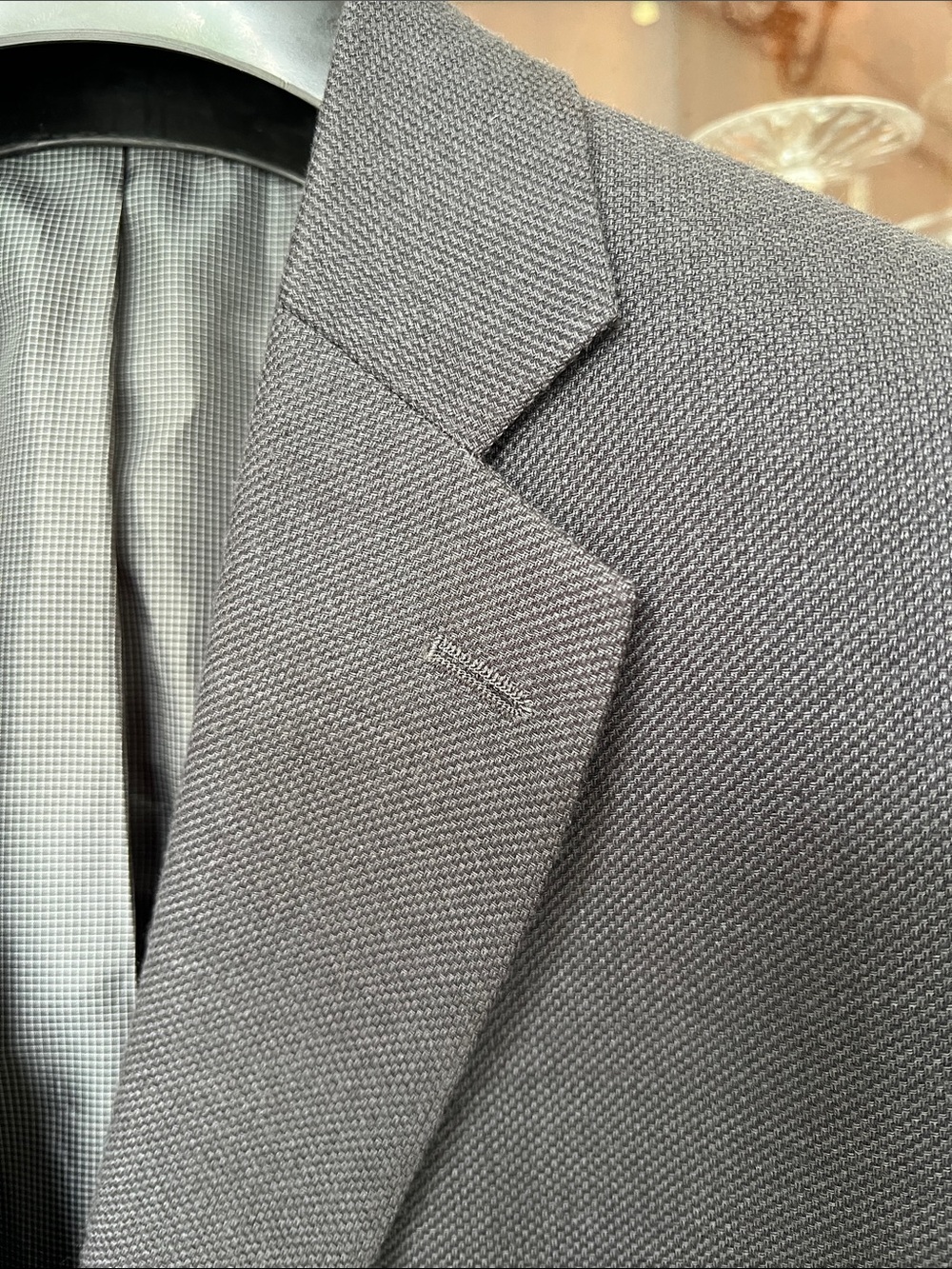 Izod Men's Gray Textured Sport Coat - Notch Lapel